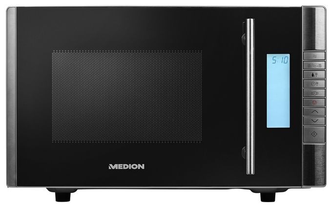 Standgeräte Solo 800 W Größe: klein 5 Stufen Grill  MD14482 (Schwarz, Edelstahl) 