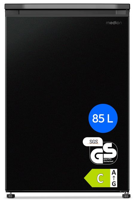 85 l Gefrierschrank 105 kWh Jahr  MD370018 (Schwarz) 