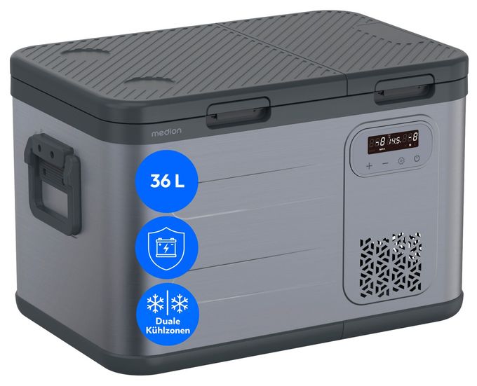 36 l Kühlbox  MD370026 (Schwarz/Grau) 