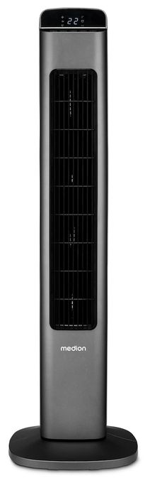 Turmventilator Stand 54 dB  P15TF MD10809 (Schwarz) 