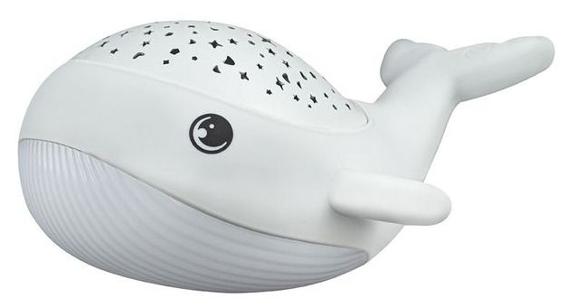 Blau, Grün, Rot, Warmweiß Batterie/Akku MegaLight Willy Whale Nachtlicht 