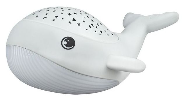 Blau/Grün/Rot/Warmweiß Batterie  Willy Whale Nachtlicht (Weiß) 