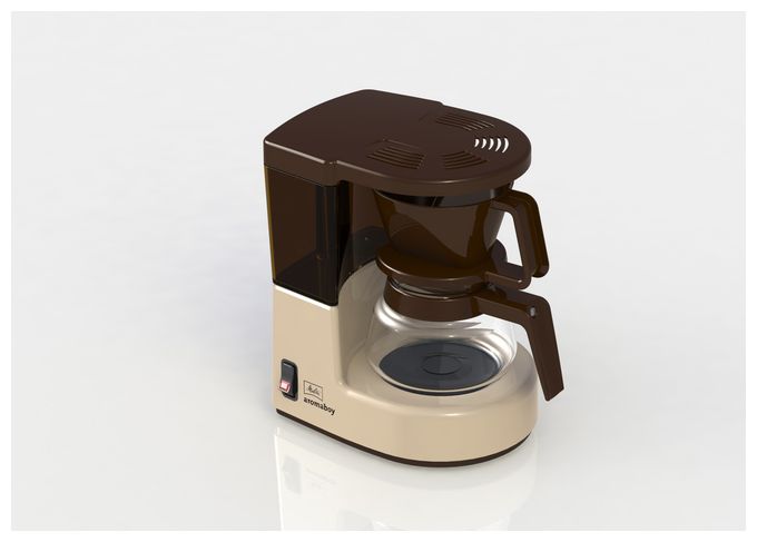 2 Tassen Filterkaffeemaschine  1015-03 Aromaboy (Beige) 