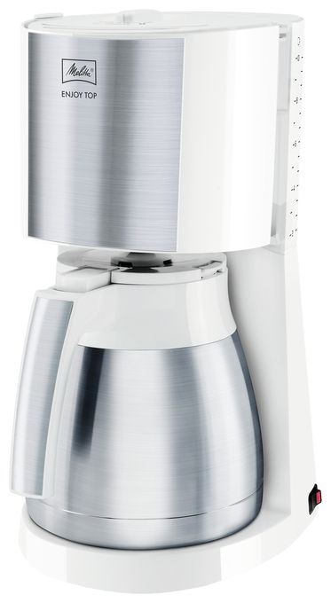10 Tassen Thermo Filterkaffeemaschine  1017-07 Enjoy Top Therm (Weiß) 