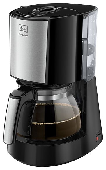 10 Tassen Filterkaffeemaschine 1,2 l  1017-13 Enjoy Top (Schwarz) 