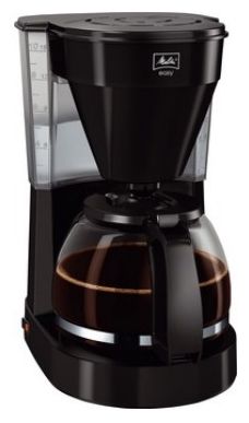 10 Tassen Filterkaffeemaschine  1023-02 Easy II (Schwarz, Edelstahl) 