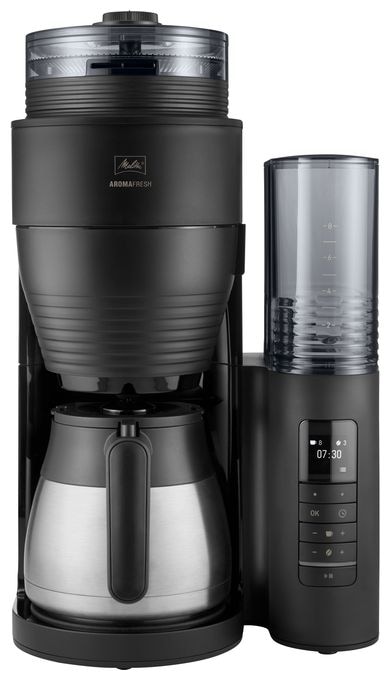 8 Tassen Thermo Filterkaffeemaschine 1,2 l  Aromafresh Therm Pro (Schwarz) 