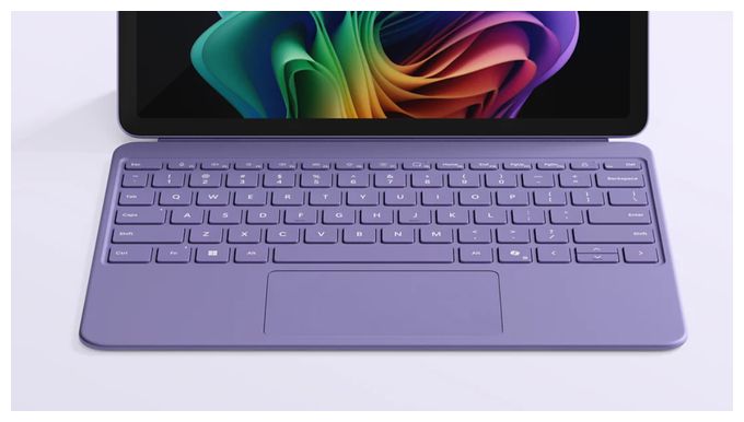 Tastatur für Microsoft Surface Pro 12  Pro Keyboard (Violett) 