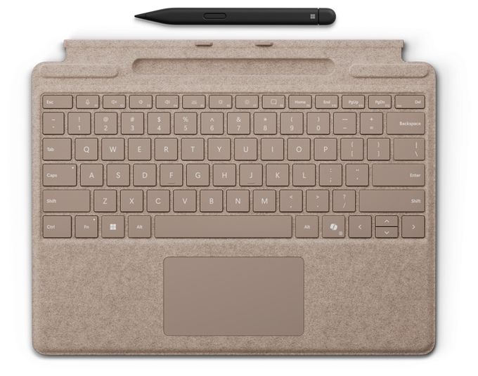 für Microsoft Surface Pro 10; Surface Pro 9; Surface Pro 8; Surface Pro X (Dune) Pro Keyboard mit Slim Pen 