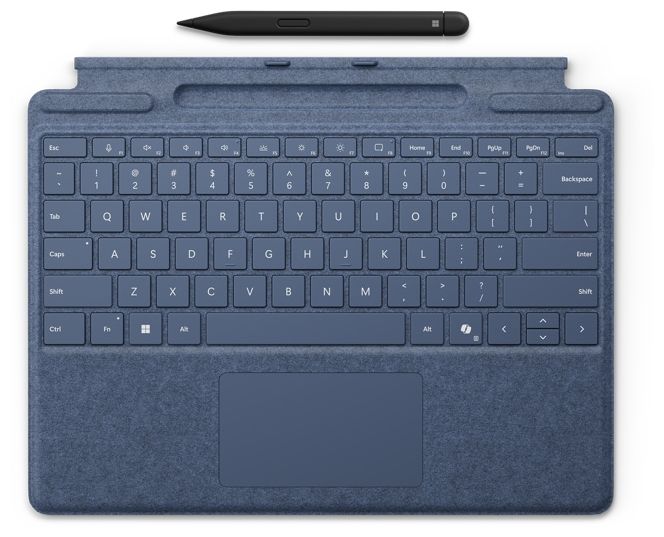 für Microsoft Surface Pro 10; Surface Pro 9; Surface Pro 8; Surface Pro X (Sapphire) Pro Keyboard mit Slim Pen 