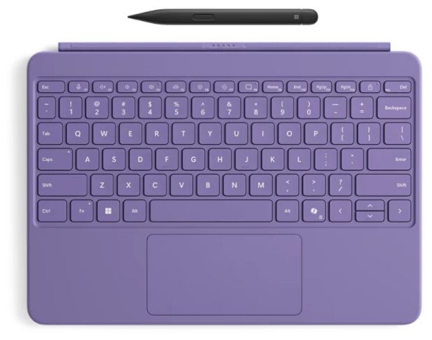 für Microsoft Surface Pro 12" bis 30,5 cm (12") (Violet) Pro Keyboard mit Slim Pen 