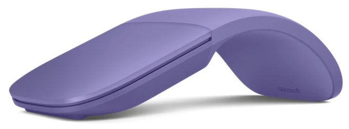 1000 DPI Büro Maus BlueTrack  Surface Arc Mouse (Violett) 