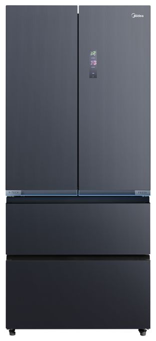 Side-by-Side Kühl-/ Gefrierkombination French Door 345 l / 170 l 307 kWh 1910 mm x 600 mm  MDRF705BIE70 (Grau) 