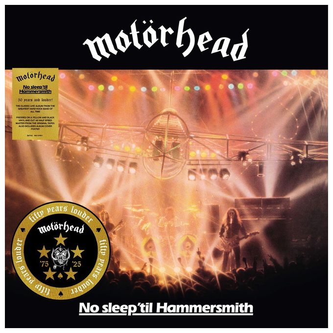 Motörhead - No Sleep 'Til Hammersmith Live (50th Ann. Spl. LP) 