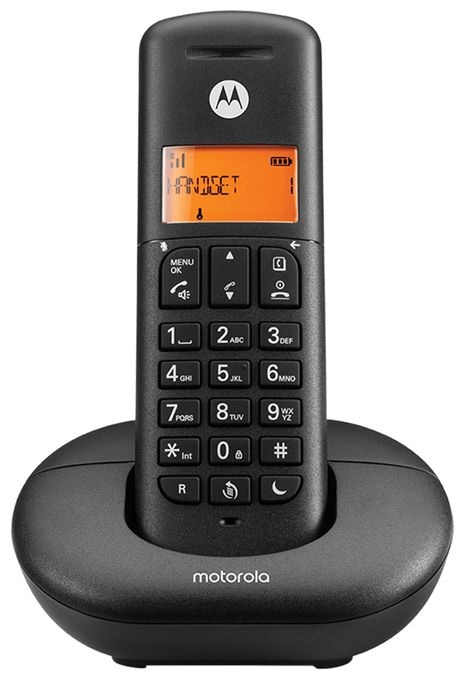DECT-Telefon  E201 (Schwarz) 