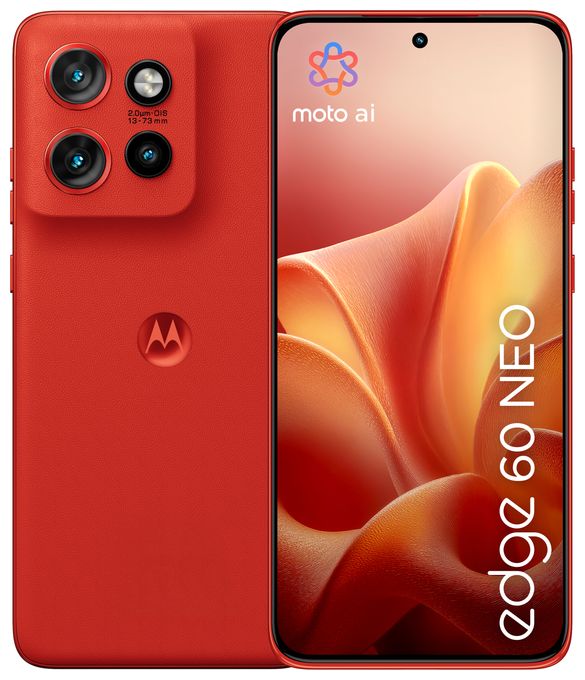 256 GB 5G Smartphone 16,1 cm (6.36 Zoll) Android 50 MP Dreifach Kamera Dual Sim WiFi 6E (PANTONE Poinciana) Edge 60 Neo 