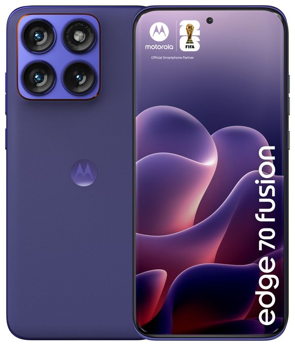 256 GB 5G Smartphone 17,2 cm (6.78") 2,5 GHz Android 50 MP Dual Kamera Dual Sim WiFi 6E (PANTONE Orient Blue) Edge 70 Fusion 