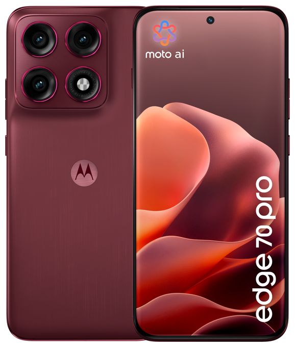 256 GB 5G Smartphone 17,2 cm (6.78") Android 50 MP Dreifach Kamera Dual Sim WiFi 6E (PANTONE Zinfandel) edge 70 Pro 