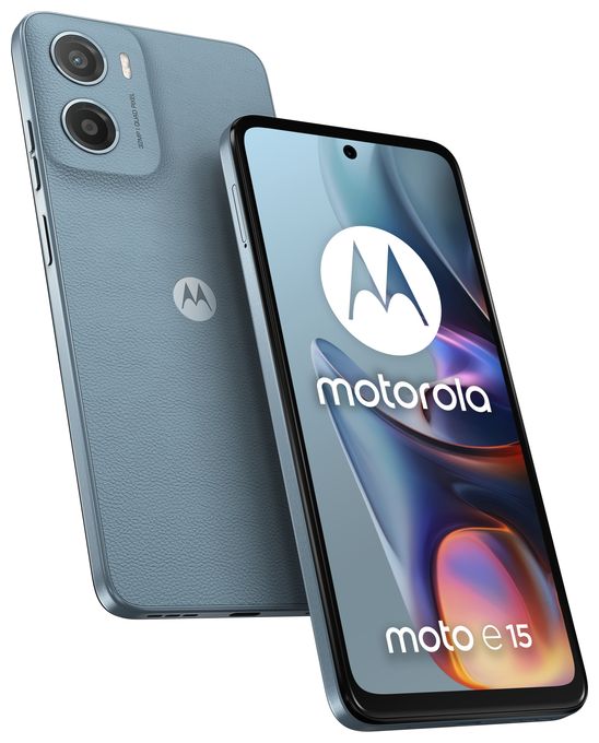 64 GB 4G Smartphone 16,9 cm (6.67 Zoll) 2,0 GHz Android 32 MP Einzelne Kamera Kamera Dual Sim WiFi 5  Moto E15 (Blau) 