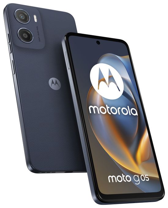 128 GB 4G Smartphone 16,9 cm (6.67 Zoll) 2,0 GHz Android 50 MP Einzelne Kamera Kamera Dual Sim WiFi 5  Moto G05 (Blau) 