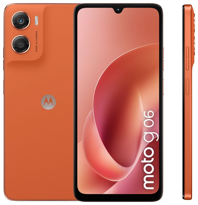 256 GB 4G Smartphone 17,5 cm (6.88") 1,7 GHz Android 50 MP Einzelne Kamera Kamera Dual Sim WiFi 5 (Arabesque) Moto G06 