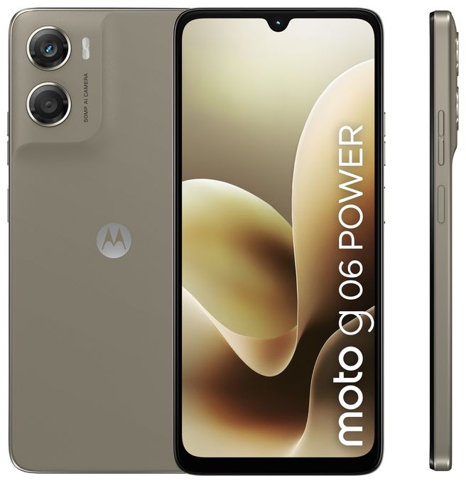 64 GB 4G Smartphone 17,5 cm (6.88") 1,7 GHz Android 50 MP Einzelne Kamera Kamera Dual Sim WiFi 5 (Laurel Oak) Moto G06 Power 
