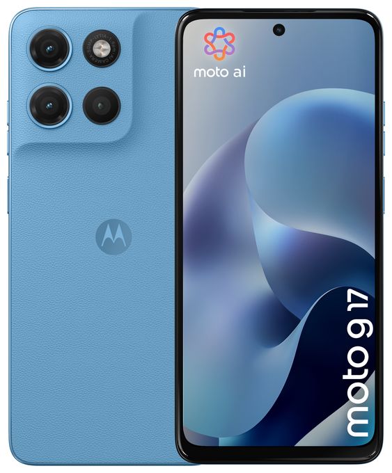 256 GB 4G Smartphone 17,1 cm (6.72") 2,0 GHz Android 50 MP Dual Kamera Dual Sim WiFi 5 (PANTONE Alaskan Blue) moto g17 