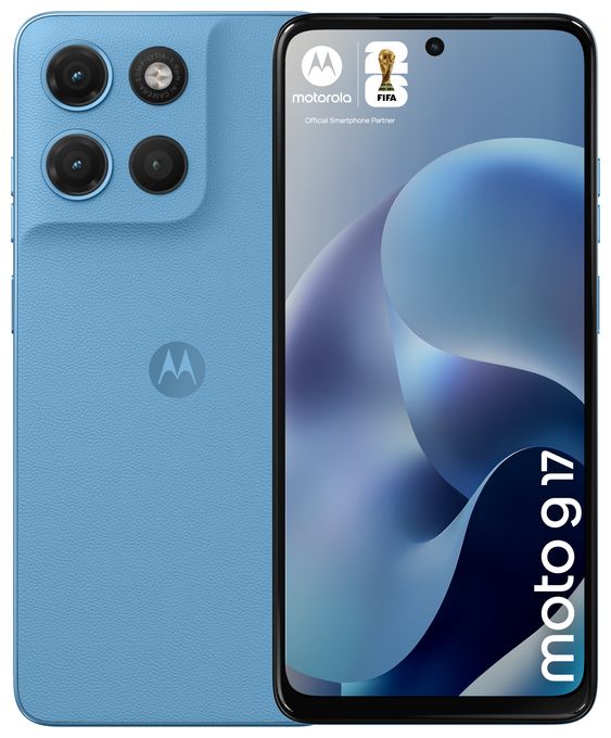 128 GB Smartphone 17,1 cm (6.72") 2,0 GHz Android 50 MP Dual Kamera Dual Sim WiFi 5 (PANTONE Alaskan Blue) Moto G17 