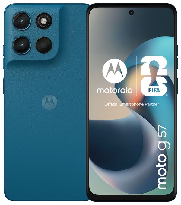 256 GB 5G Smartphone 17,1 cm (6.72") 2,4 GHz Android 50 MP Dual Kamera Dual Sim WiFi 5 (PANTONE Corsair) Moto g57 