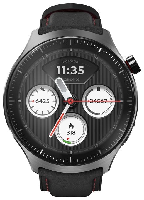 46 mm  Smartwatch Rund IP68 4G  Moto Watch Ultra (Edelstahl) 
