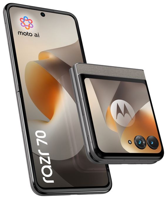 256 GB 5G Smartphone 17,5 cm (6.9 Zoll) Android 50 MP Dual Kamera Dual Sim WiFi 6E (PANTONE Hematite) Razr 70 