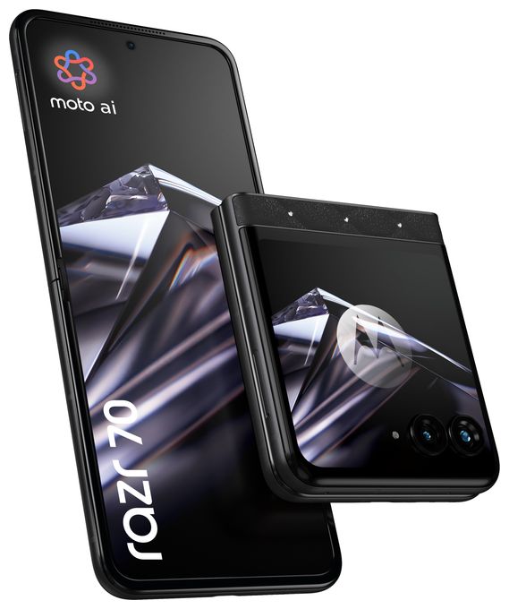 256 GB 5G Smartphone 17,5 cm (6.9 Zoll) Android 50 MP Dual Kamera Dual Sim WiFi 6E (PANTONE Meteorite Crystals by Swarovski) Razr 70 