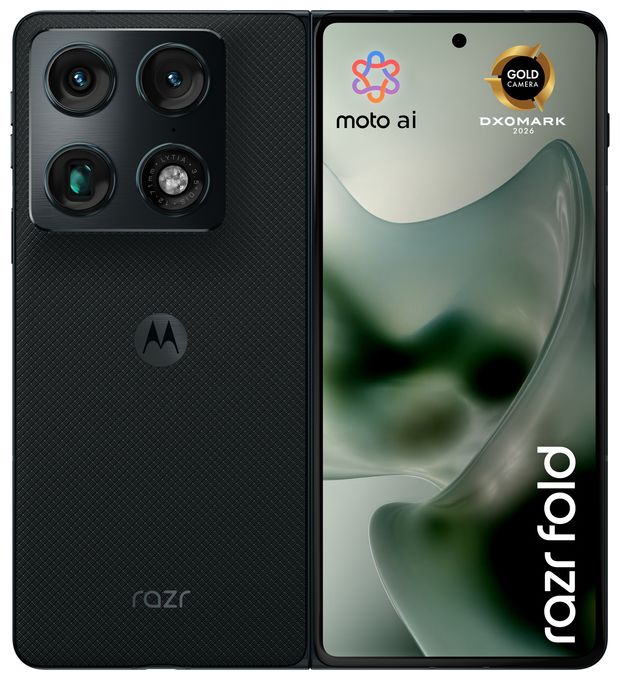 512 GB 5G Smartphone 20,6 cm (8.09") 3,8 GHz Android 50 MP Dreifach Kamera Dual Sim WiFi 7 (PANTONE Blackened Blue) Razr Fold 