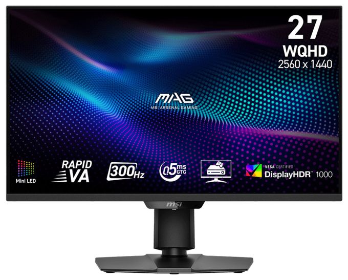 Quad HD Monitor 68,6 cm (27 Zoll) 16:9 0,5 ms 400 cd/m²  MAG 274QPFDE X30MV (Schwarz) 
