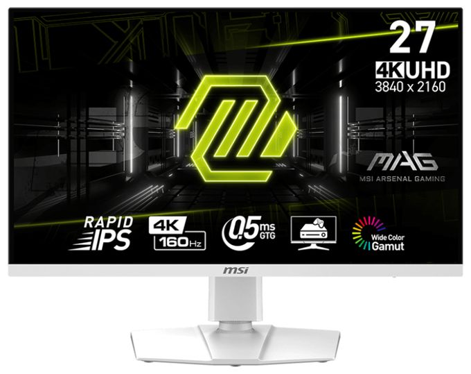 4K Ultra HD Monitor 68,6 cm (27 Zoll) 16:9 1 ms 400 cd/m²  MAG 274URFWDE (Weiß) 
