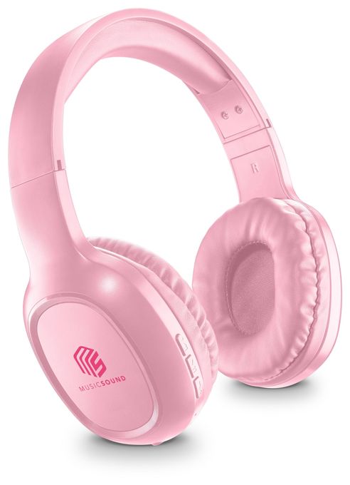 Over Ear Bluetooth Kopfhörer kabellos 14 h Laufzeit  Basic (Pink) 