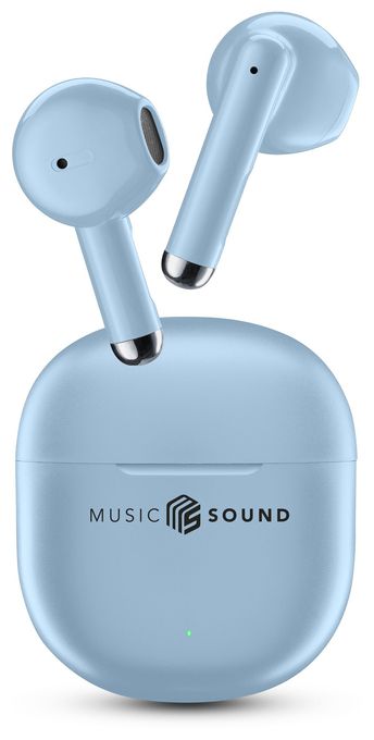 In-Ear Bluetooth Kopfhörer Kabellos TWS 4,5 h Laufzeit  Breeze (Hellblau) 