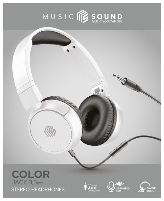 Kopfhörer Kabelgebunden USB Typ-C  Color (Weiß) 