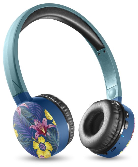 Over Ear Bluetooth Kopfhörer kabellos 16 h Laufzeit  Fantasy (Blau) 