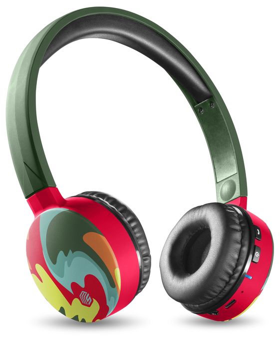 Over Ear Bluetooth Kopfhörer kabellos 16 h Laufzeit  Fantasy (Grün) 