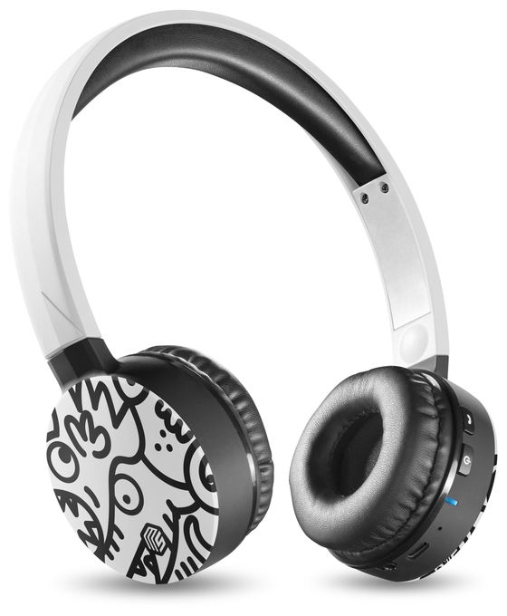 Over Ear Bluetooth Kopfhörer kabellos 16 h Laufzeit  Fantasy (Weiß) 