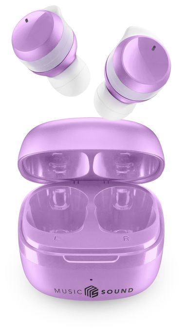 In-Ear Bluetooth Kopfhörer Kabellos TWS 25 h Laufzeit  Flow (Violett) 