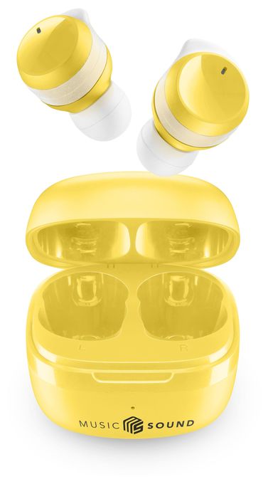 In-Ear Bluetooth Kopfhörer Kabellos TWS 25 h Laufzeit  Flow (Gelb) 