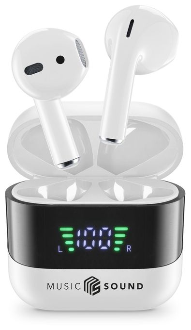 In-Ear Bluetooth Kopfhörer Kabellos TWS 6 h Laufzeit  Spark (Weiß) 