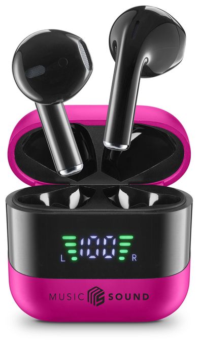 In-Ear Bluetooth Kopfhörer Kabellos TWS 6 h Laufzeit  Spark (Pink) 