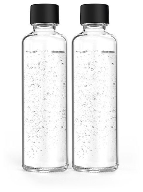 Glas Karbonisiererflasche 850 ml Logan 10028180 Logan Glasflaschen-Set 2x 850ml 