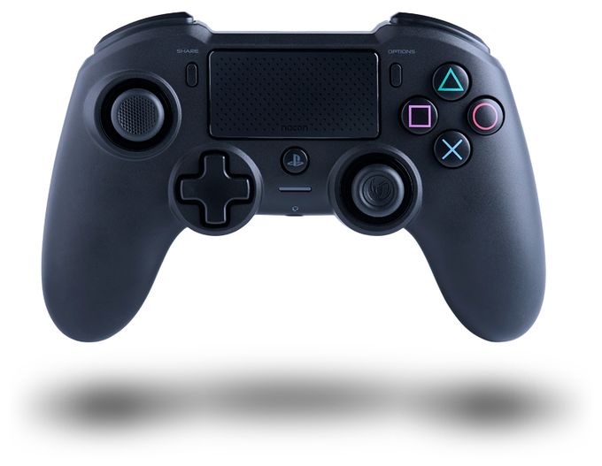 Analog / Digital Gamepad für PC, PlayStation 4  Asymmetric Wireless Controller (Schwarz) 