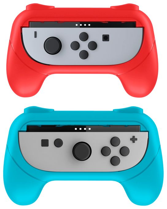 Steuerungsgrip Nintendo Switch 2  Duo Joy-Con Grip Pack (Blau, Rot) 