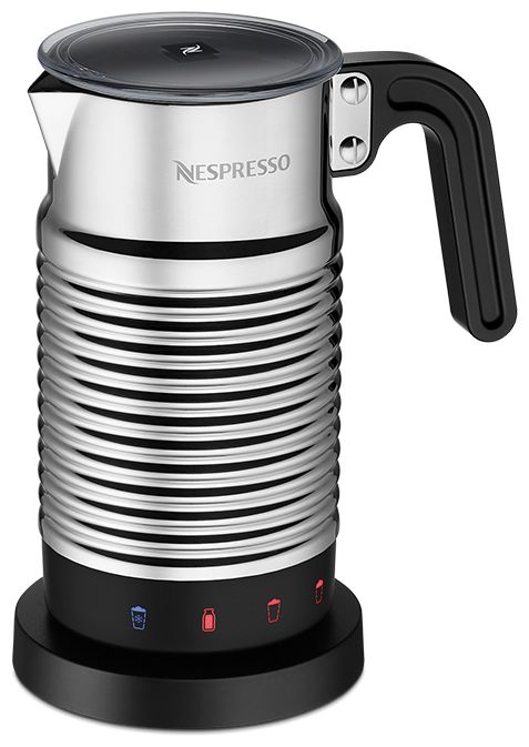 Milchaufschäumer Automatischer Milchaufschäumer/-wärmer ca. 120 ml  Aeroccino4 (Schwarz, Metallisch) 