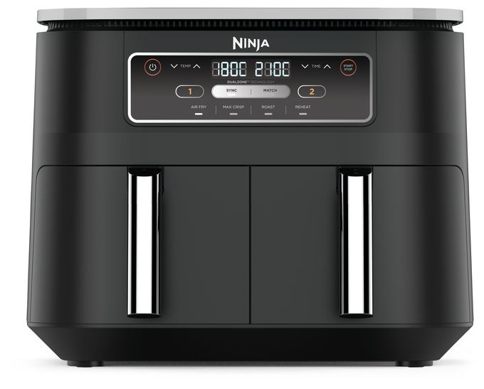 Doppel Heißluftfritteuse 7,6 l 2400 W  AF200EU (Schwarz) 